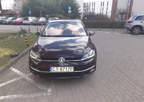 Volkswagen Golf cena 68000 przebieg: 30000, rok produkcji 2017 z Toruń małe 37